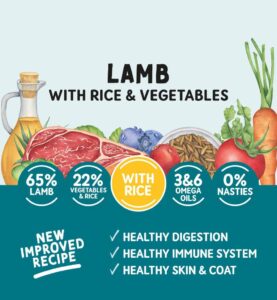 F3DNAT4007 5347 ND Lamb Rice 400g