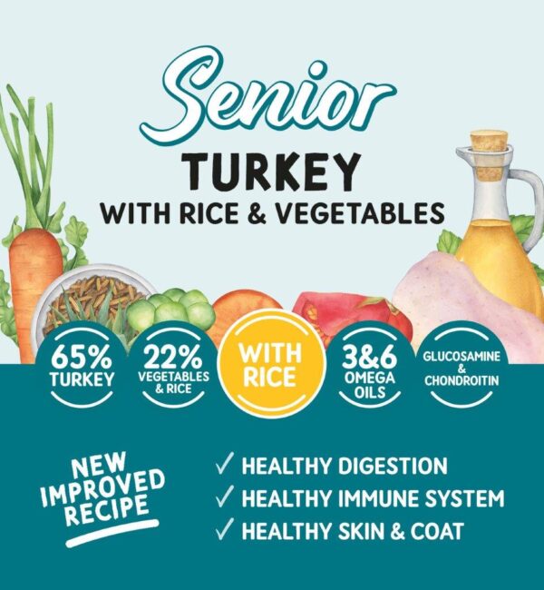 F3DNAT4607 5347 ND Senior Turkey 400g